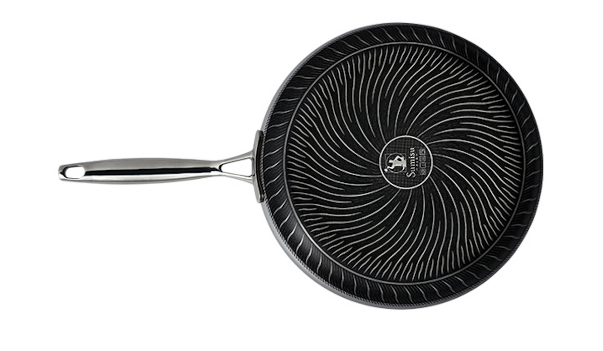 Stegepande Stor Ø 30 cm som tåler høje temperature i oven. Og er meget børnevenlig.