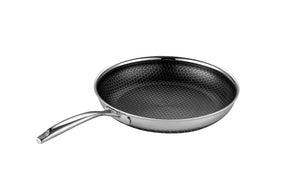 Virker på alle komfurer, også induktion og gas.  Tag den gerne med på gasgrillen