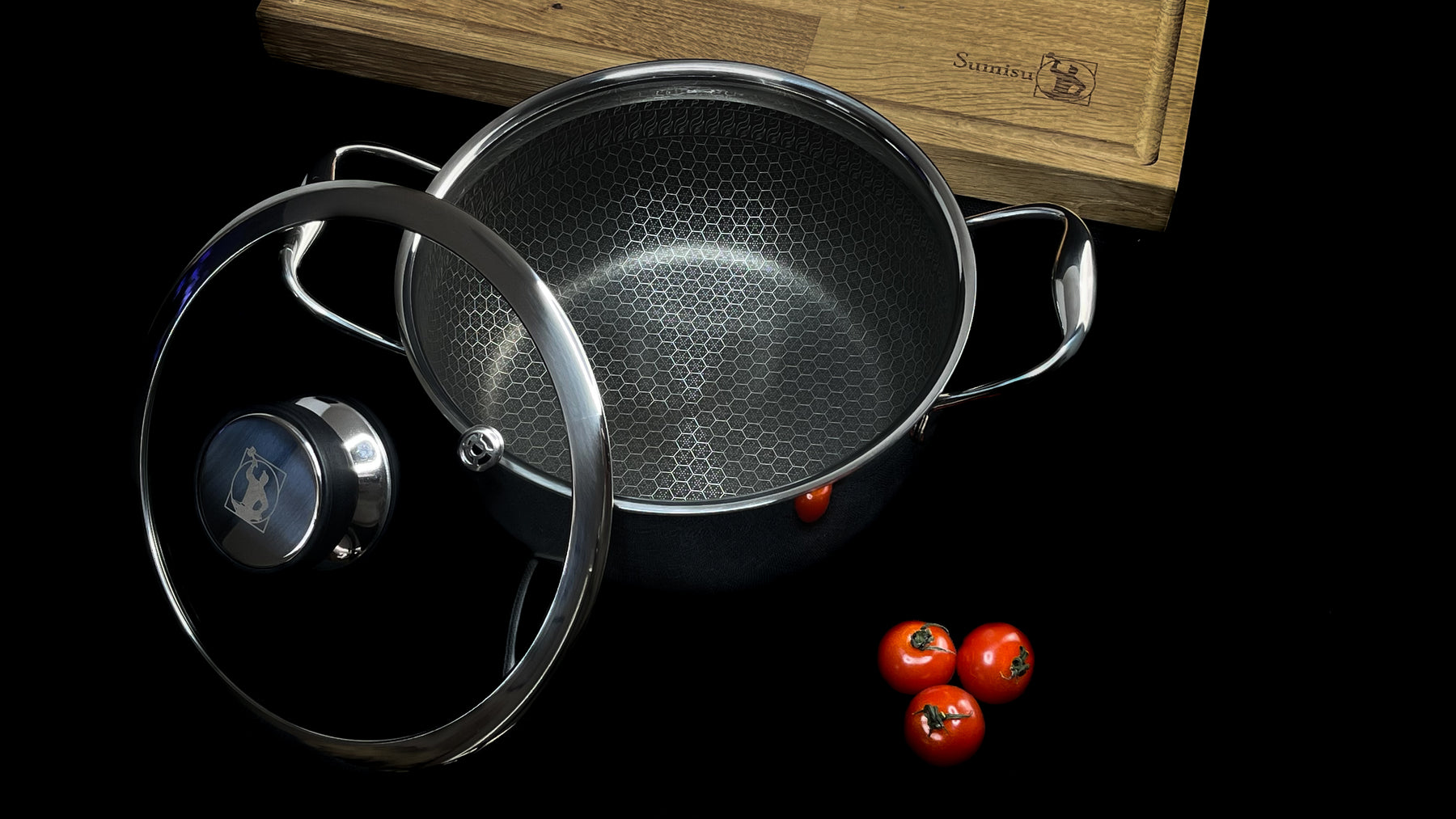Fusion Non-stick Set med 3 Grytor + 1 st. 28 cm Stekpanna