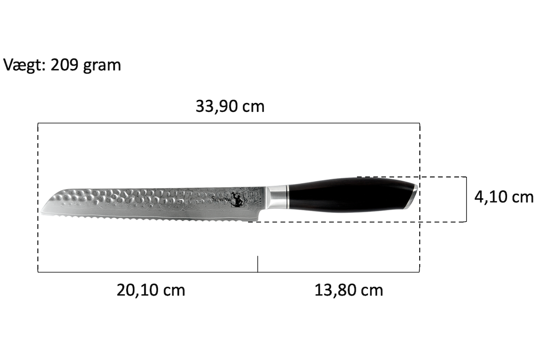 Kaki brödkniv